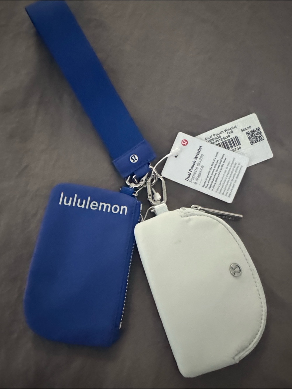 New with tags Lululemon athletica Blue Wristlet